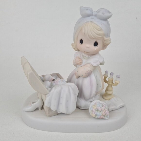 Enesco Other - Precious Moments E-2828 Precious Memories Girl Wedding Dress Figurine Vintage